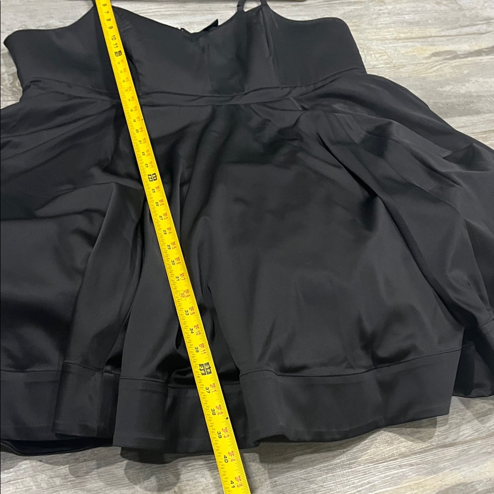 Torrid satin dress black size 20 plus size Elegant Black Sleeveless Dress skater - Picture 10 of 15